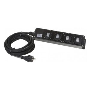 MULTISOCKET4PRO-G-5M REGLETA 4X SCHUKO IP44 5M HILEC