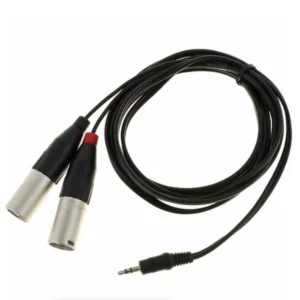 Cable 2 xlr a minijack